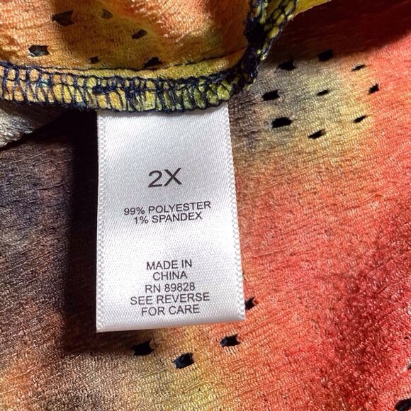 NWT LOGO by Lori Goldstein Tie-Dye Beach-to-Street Cover-Up Duster Size 2X - Picture 13 of 16